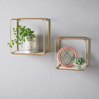 Metal Wire Floating Wall Shelf