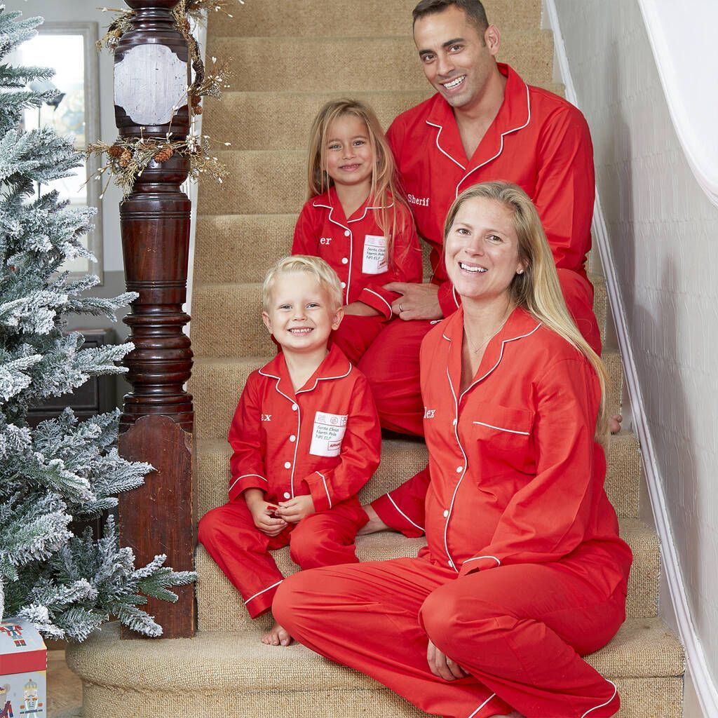 Christmas Pyjamas Ladies Men Kids Xmas Family Matching Pajamas Sleepwear Pjs UK