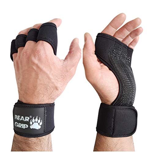 Bear Grip Weightlifting Gloves for CrossFit and Bodybuilding