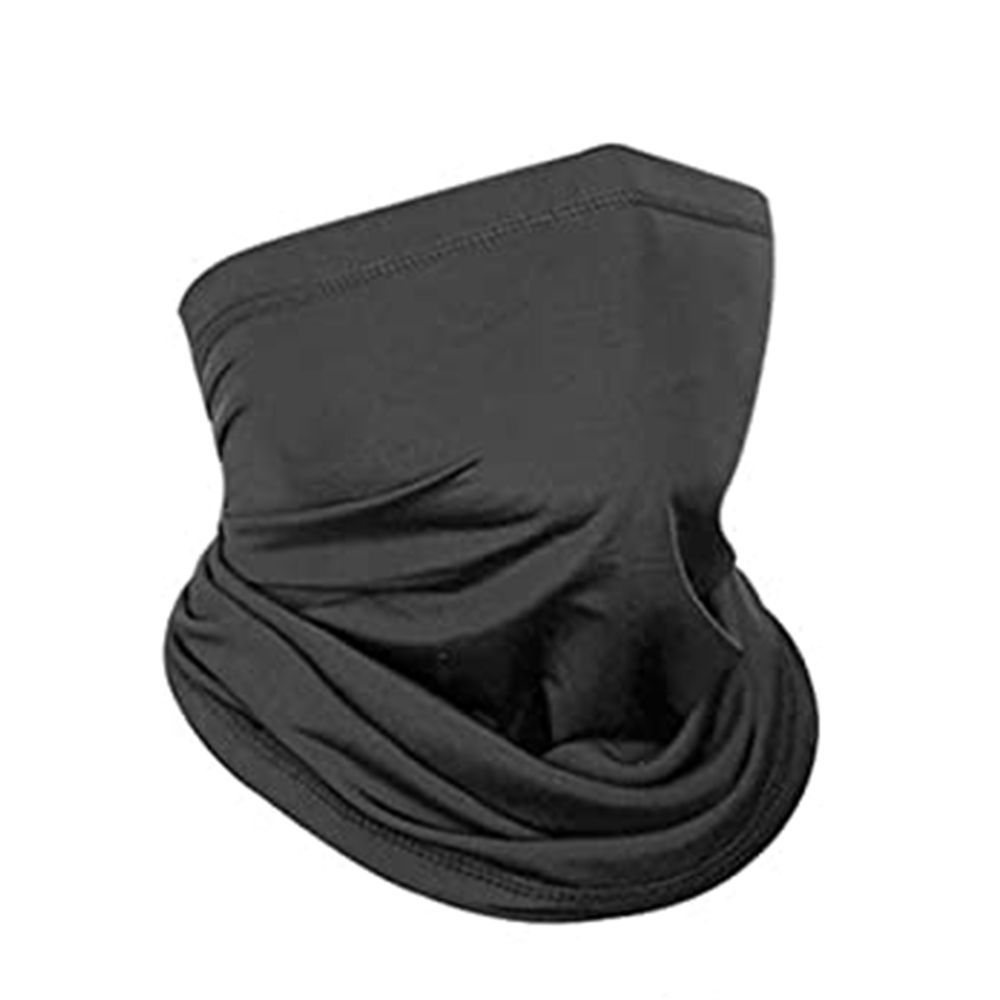 Cooling Technology Summer 2PCS Ma;ks Face Cover Adjustable Hanger Anti UV Black 
