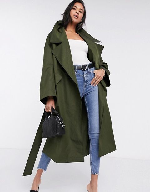 Chic Trench Coat Outfit Ideas, Navy Trench Coat Women S Outfit
