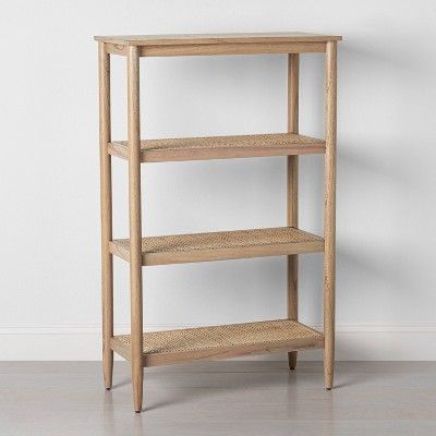 Wood & Cane Bookcase 