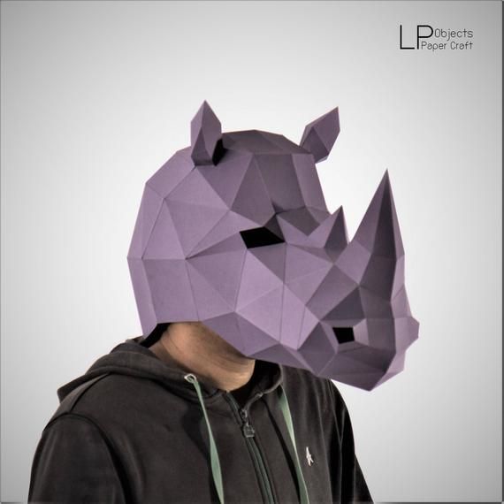 Rhino Mask Paper Craft