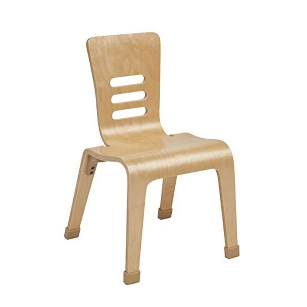ECR4Kids Bentwood School Stacking Chair 