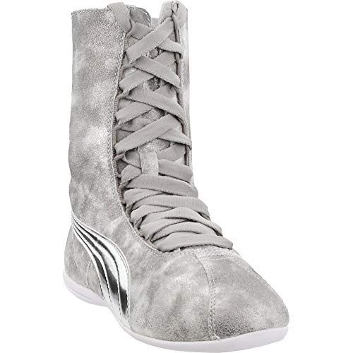 Metallic Silver Fashion Sneakers