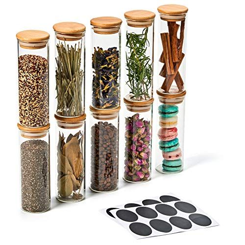 stackable spice storage containers