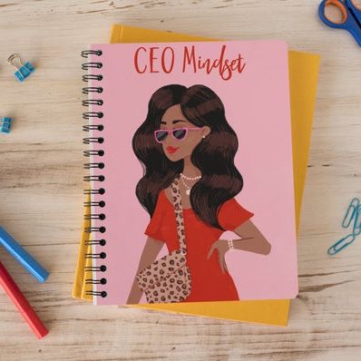 Black Woman CEO Mindset Notebook