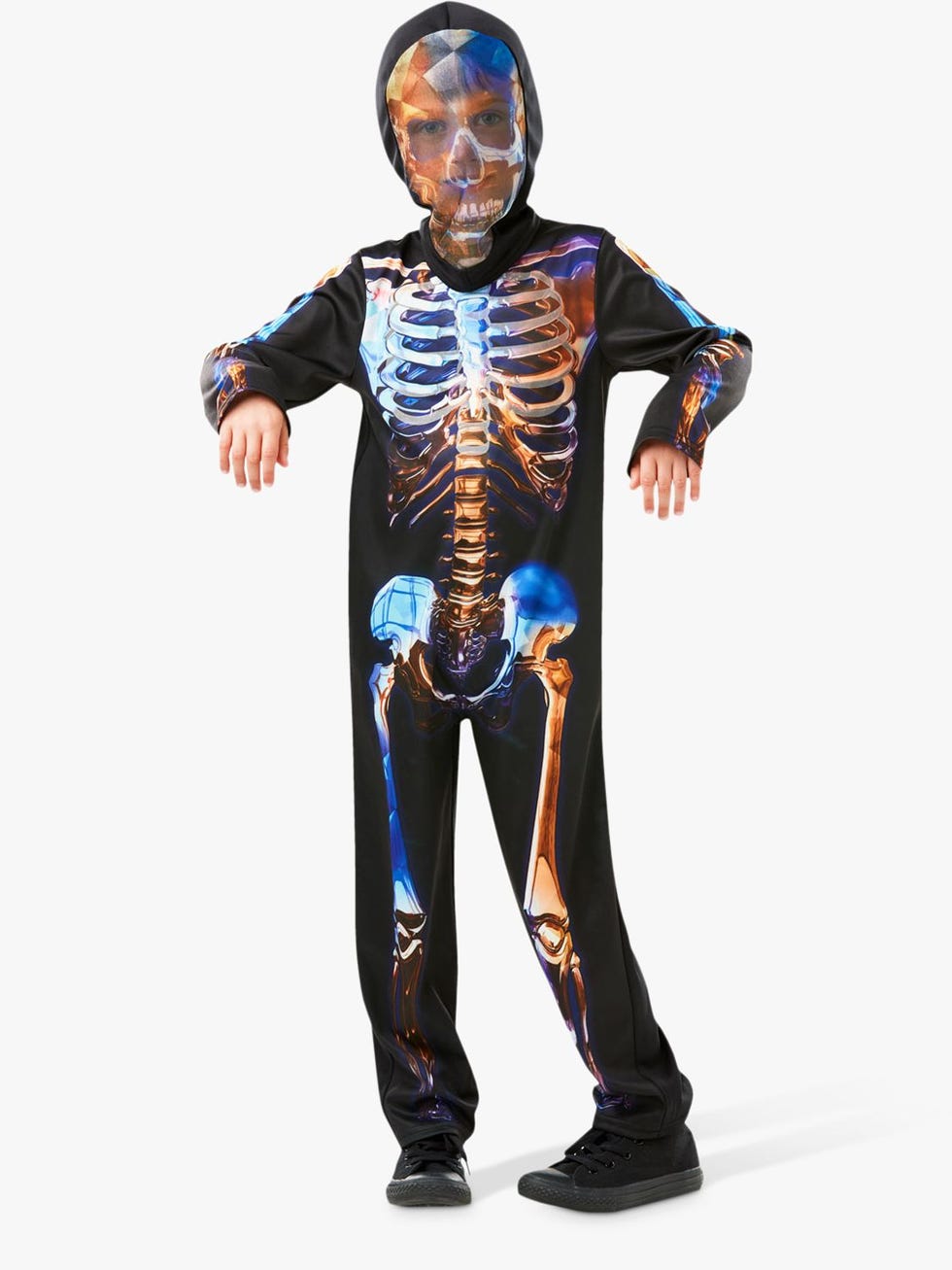 Glowing Skeleton Children's Costume, 5-6 years