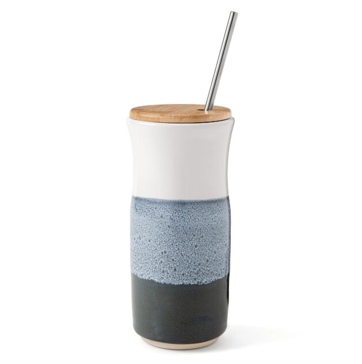 ceramic tumbler with straw