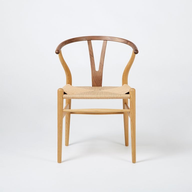 Exclusive CH24 Wishbone Chair Oak & Walnut