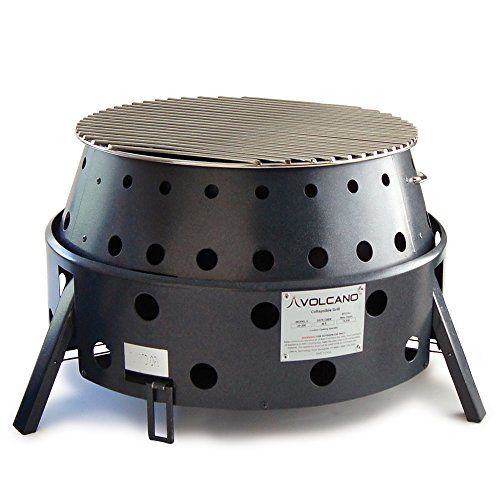 Volcano Grills 3-Fuel Portable Camping Stove Fire Pit