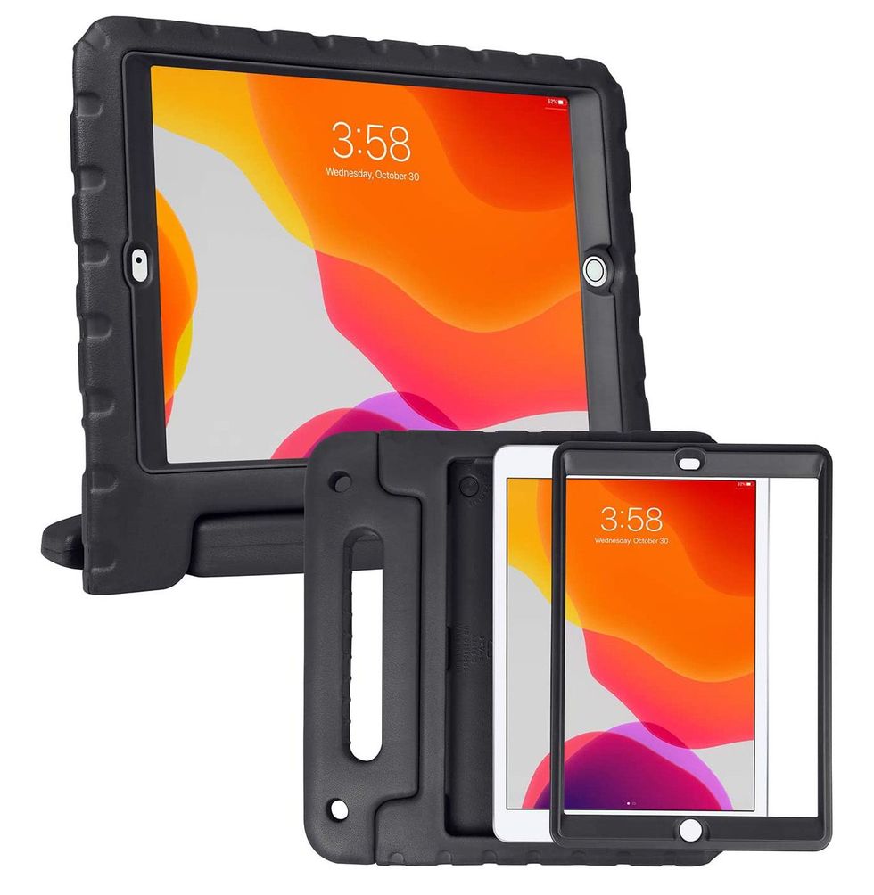 iPad Case with Screen Protector and Handle Stand