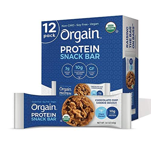 Orgain Organic Chocolate Chip Cookie Dough Protein Bar