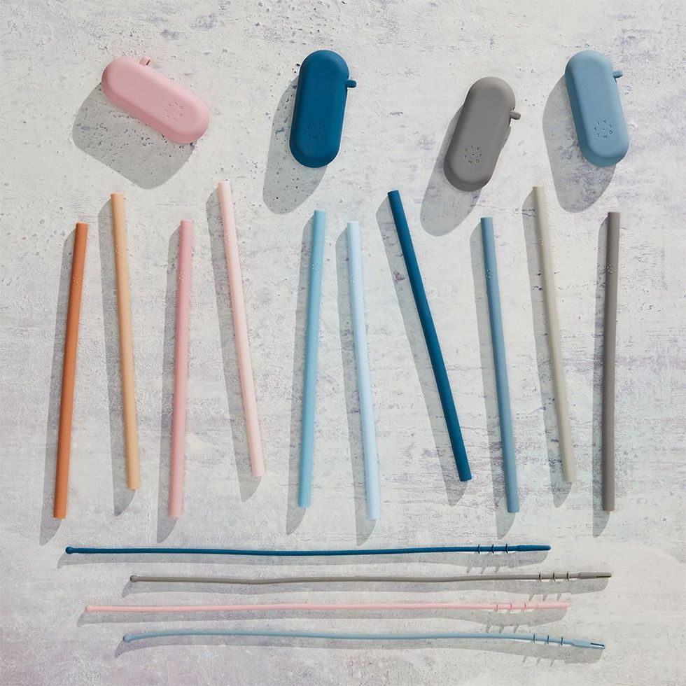 Reusable Silicone Straws Pack