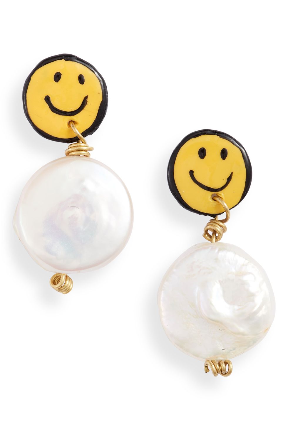 Smiley Freshwater Pearl Earrings