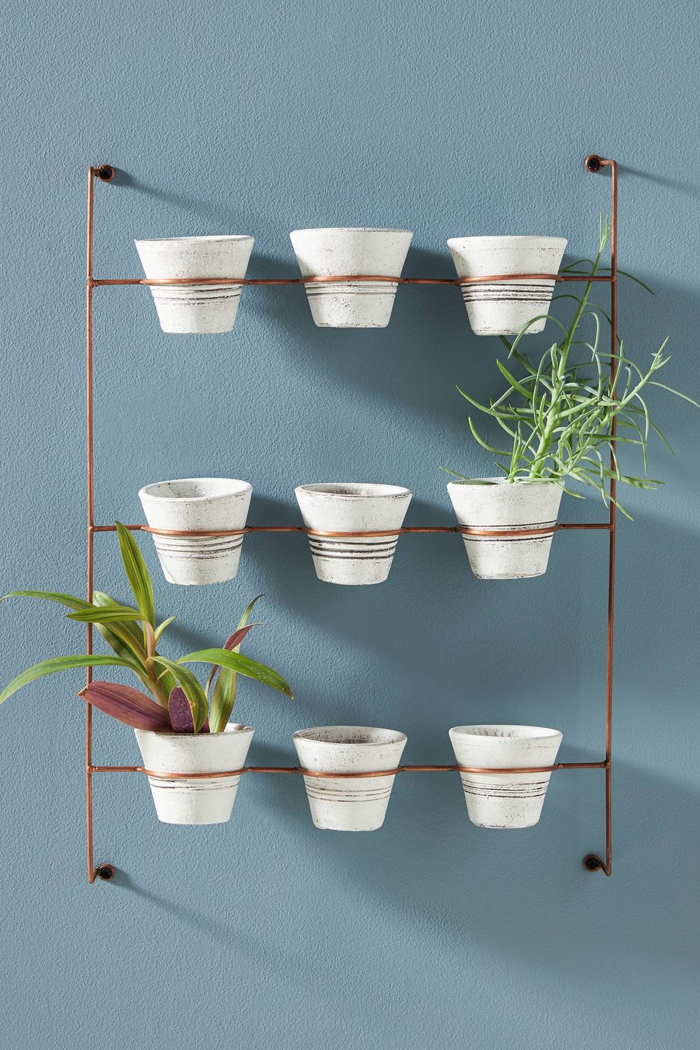 Hanging Clay Pots, Set of 9 