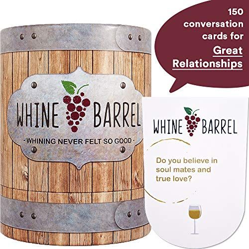 Whine Barrel Game: Conversation Starters