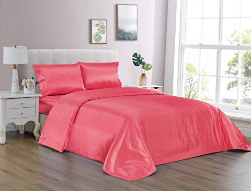 Vonty Satin Sheets Queen Size Silky Soft Satin Bed Sheets Black Satin Sheet  Set, 1 Deep Pocket Fitte…See more Vonty Satin Sheets Queen Size Silky Soft