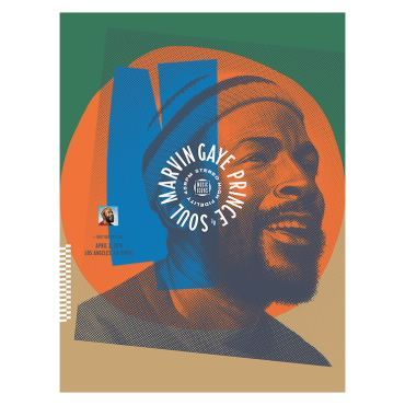Marvin Gaye Screen-Printed Poster