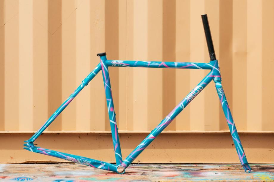 painting a bike frame