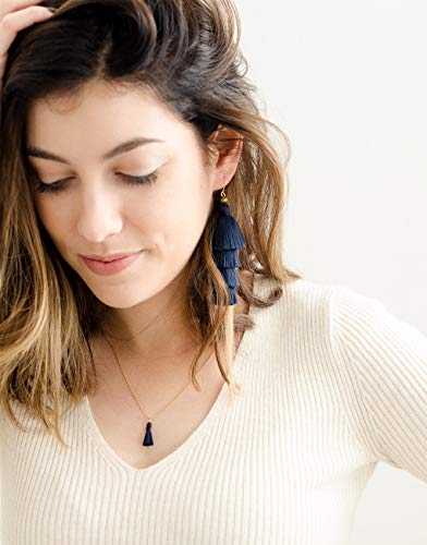 Layered Tassel Earrings