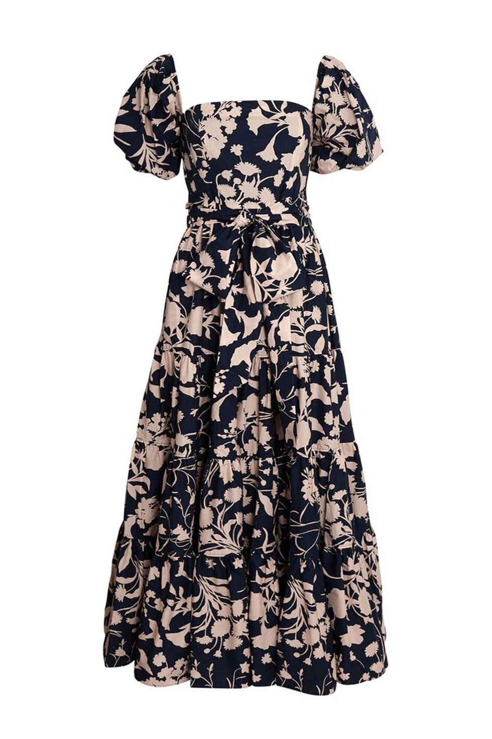 Wethersfield Floral Puff Sleeve Maxi Dress