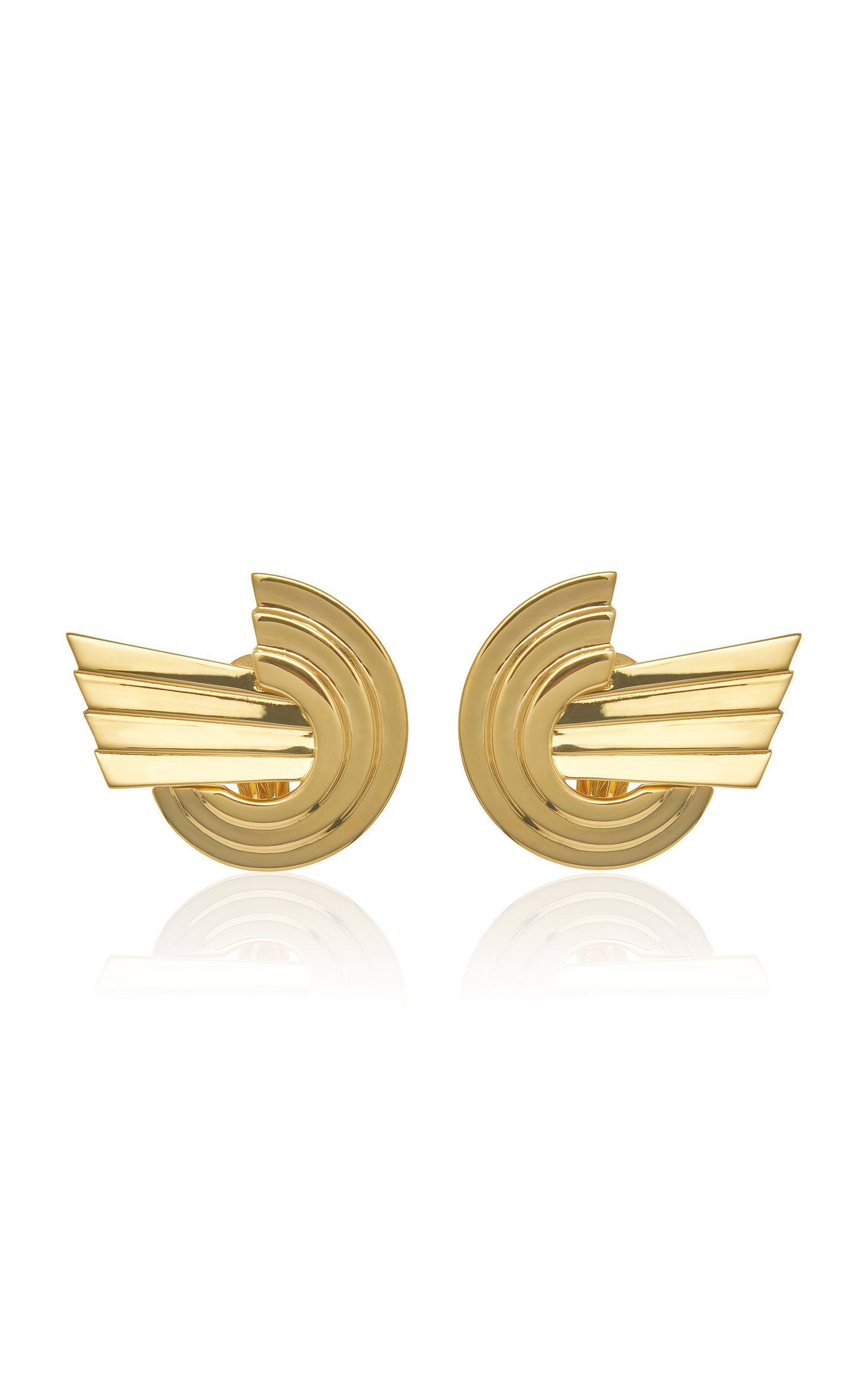 Meryl Gold-Plated Brass Earrings 