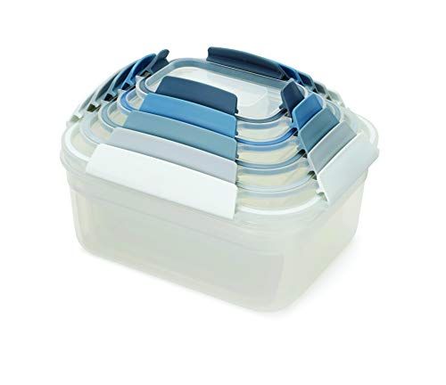 Nestable Food Storage Containers Plastic Kitchen Food Storage Boxes Organization 
