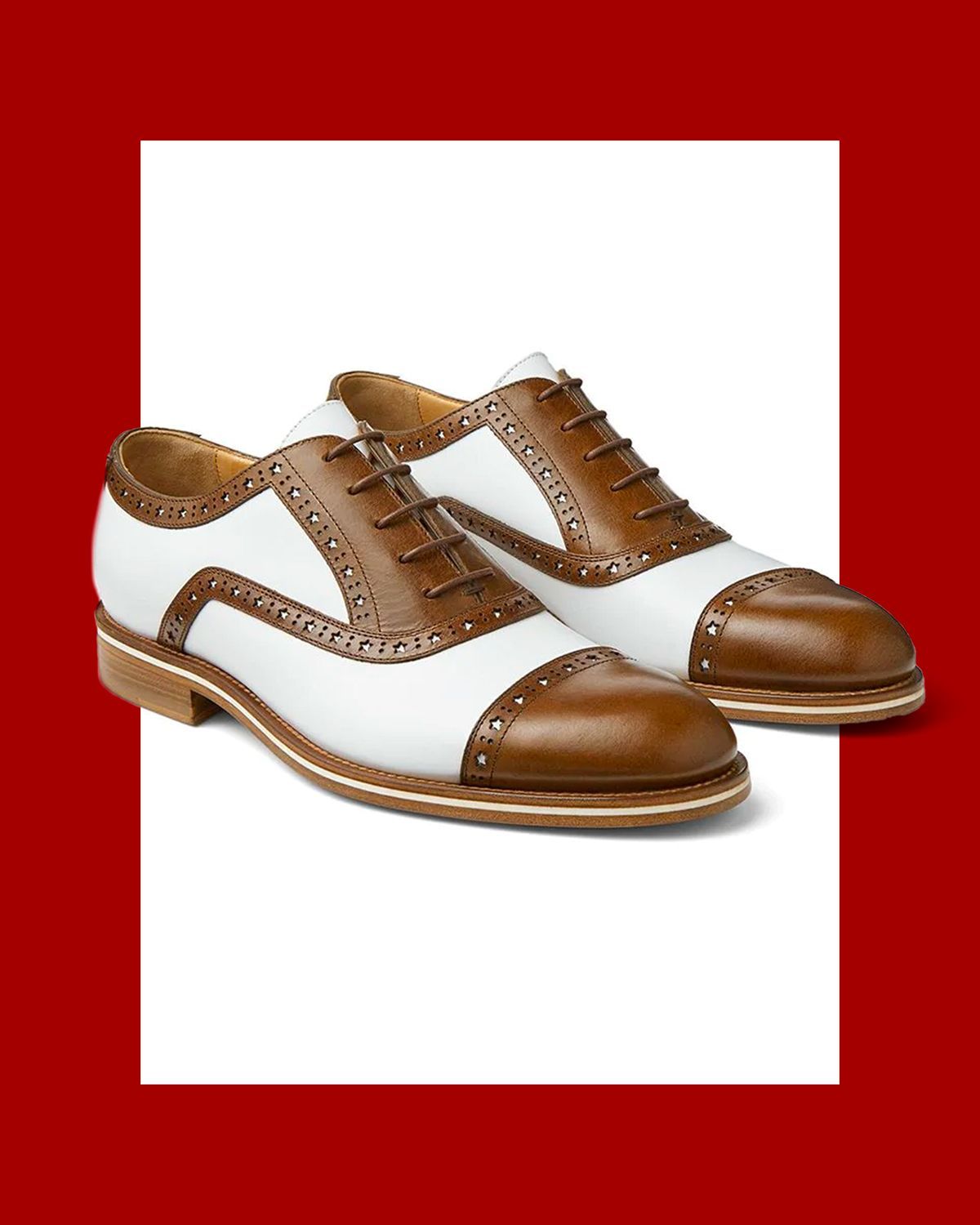 Falcon Two-Tone Leather Brogues