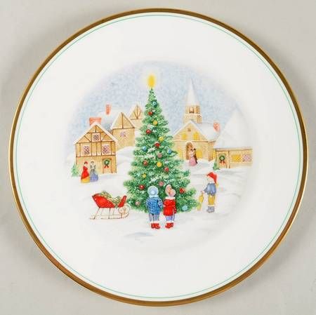 Fiesta merry christmas clearance plate