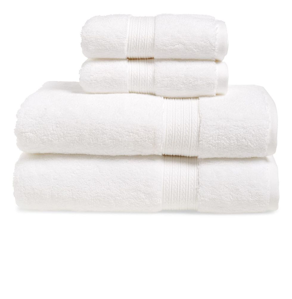 4-Piece Cotton Bath Towel & Hand Towel Set