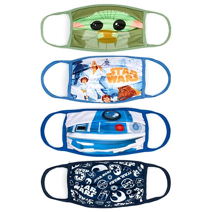 Star Wars Cloth Face Coverings - Pack of 4, £20