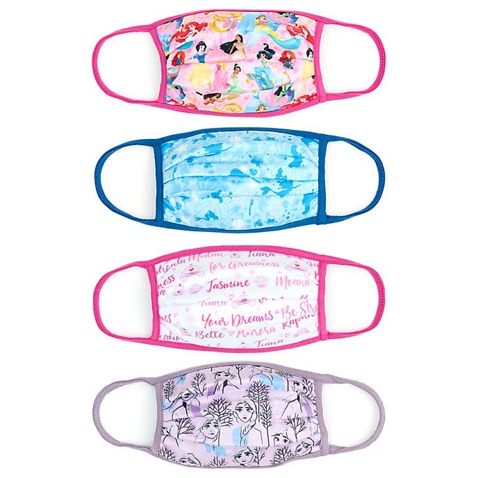 Disney Princess Cloth Face Coverings- Pack of 4, £20
