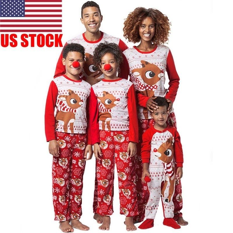 Kids Girls Boys PJ'S YA FILTHY Black & Red Print Christmas Pyjamas Set 2-13