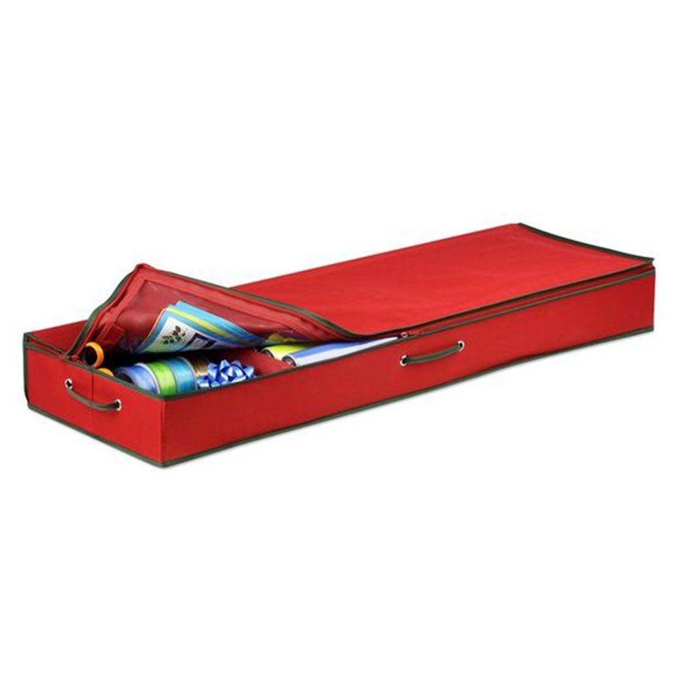 Rubbermaid Gift Wrap Storage Organizer  Gift wrap storage, Gift wrap  organization, Wrapping paper organization