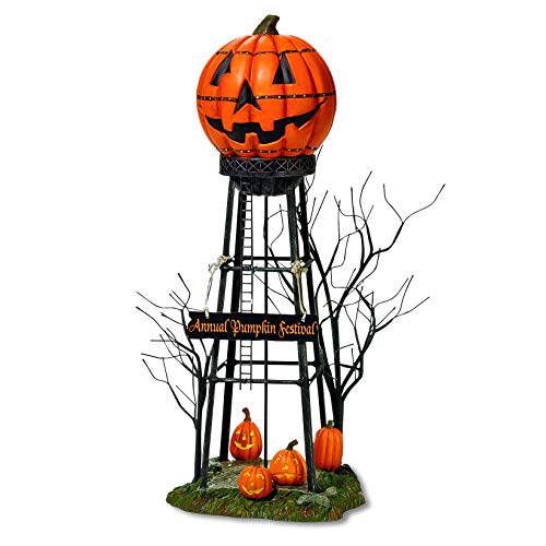 Pumpkin Water Tower Figurine