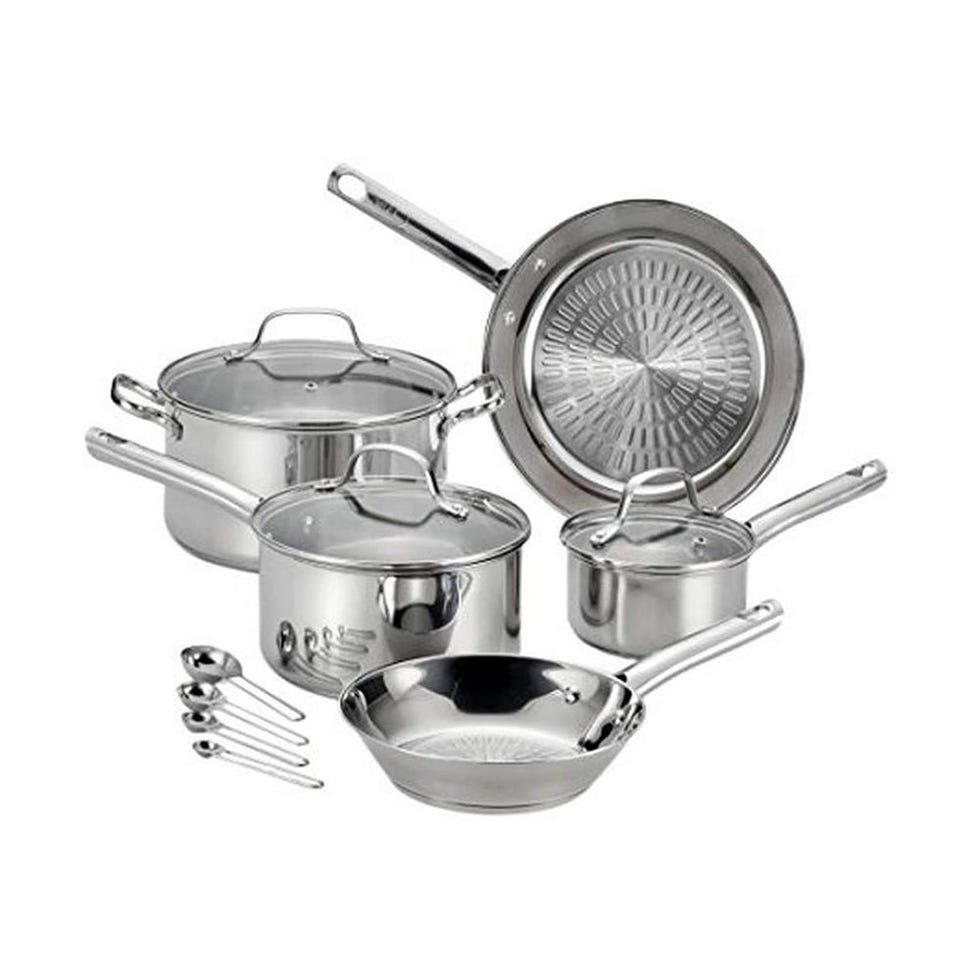 T-fal Pro 12-Piece Performa Stainless Steel Cookware Set