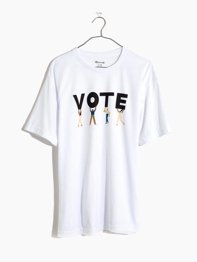 tory burch vote shirt