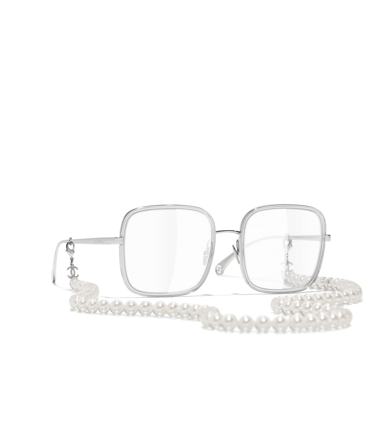 Goggle glasses Chanel Blue in Metal  23789158