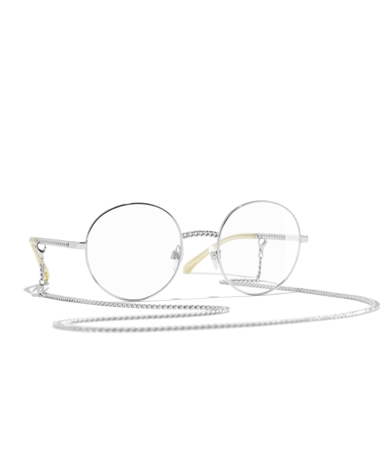 Chanel clearance round eyeglasses