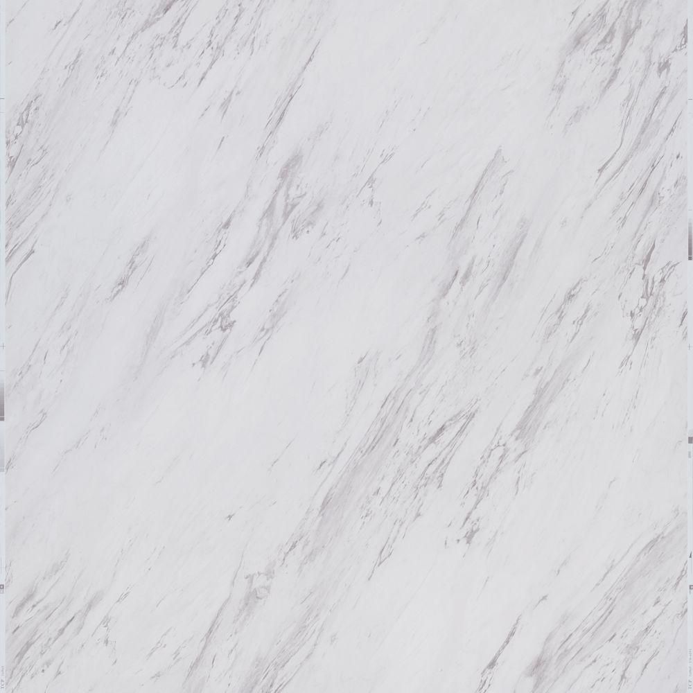 Carrara Marble 12 in. x 24 in. Peel and Stick Vinyl Tile (20 sq. ft. / case)