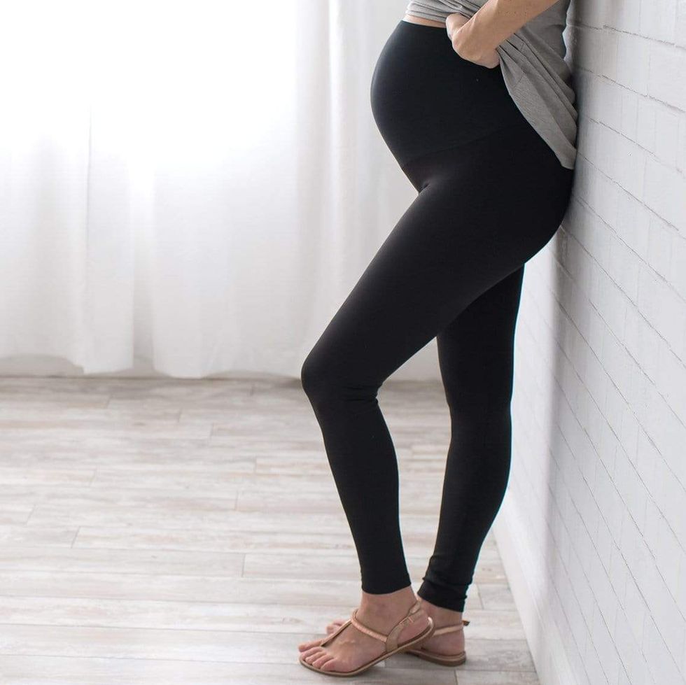 Pregnant Women Full Length Maternity Leggings Pants Comfort Warm Pregnancy  Wear