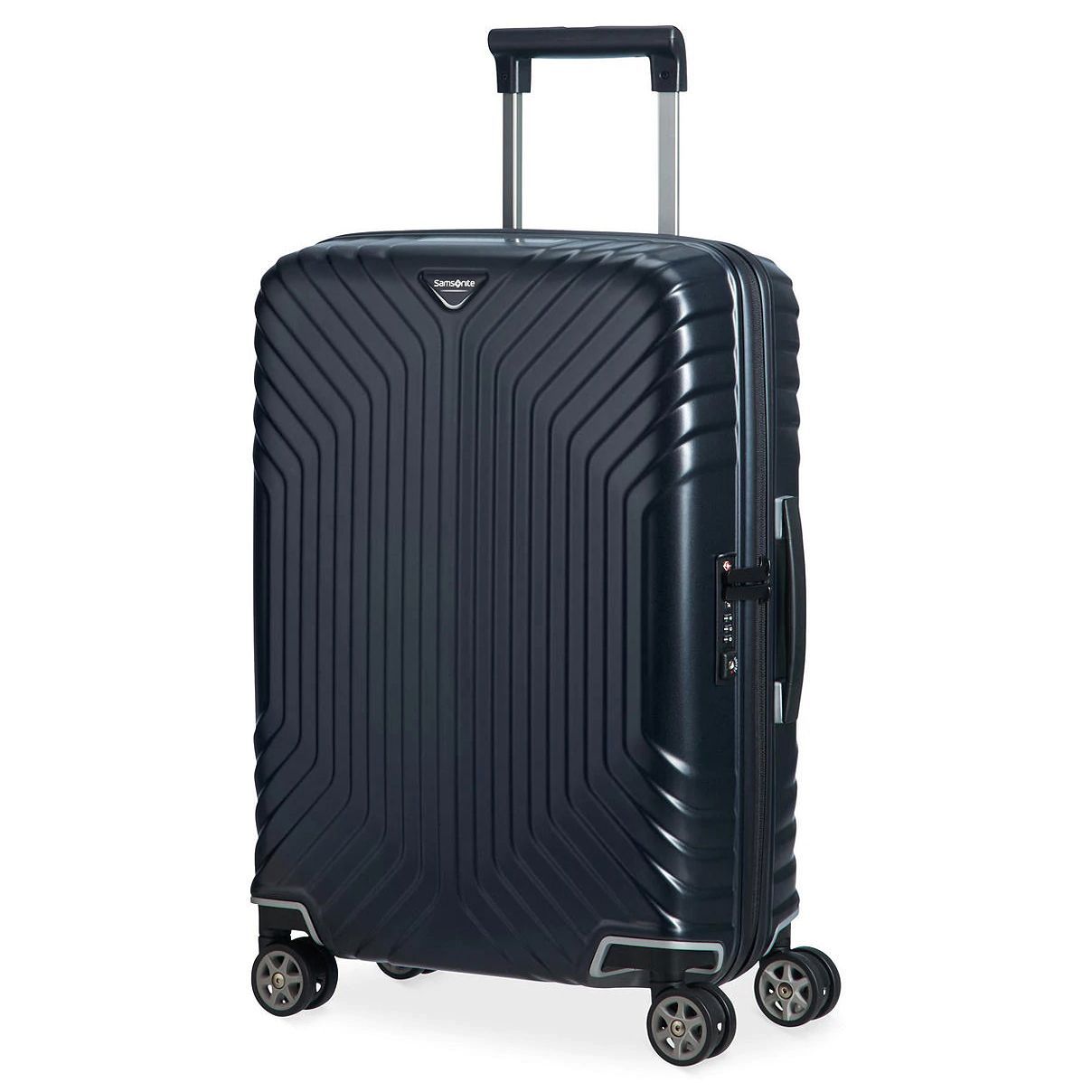 Combination Lock 4 Wheels samsonite large hard shell suitcase