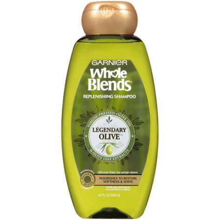 Garnier Whole Blends Replenishing Shampoo in Legendary Olive