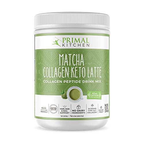 Matcha Collagen Keto Latte