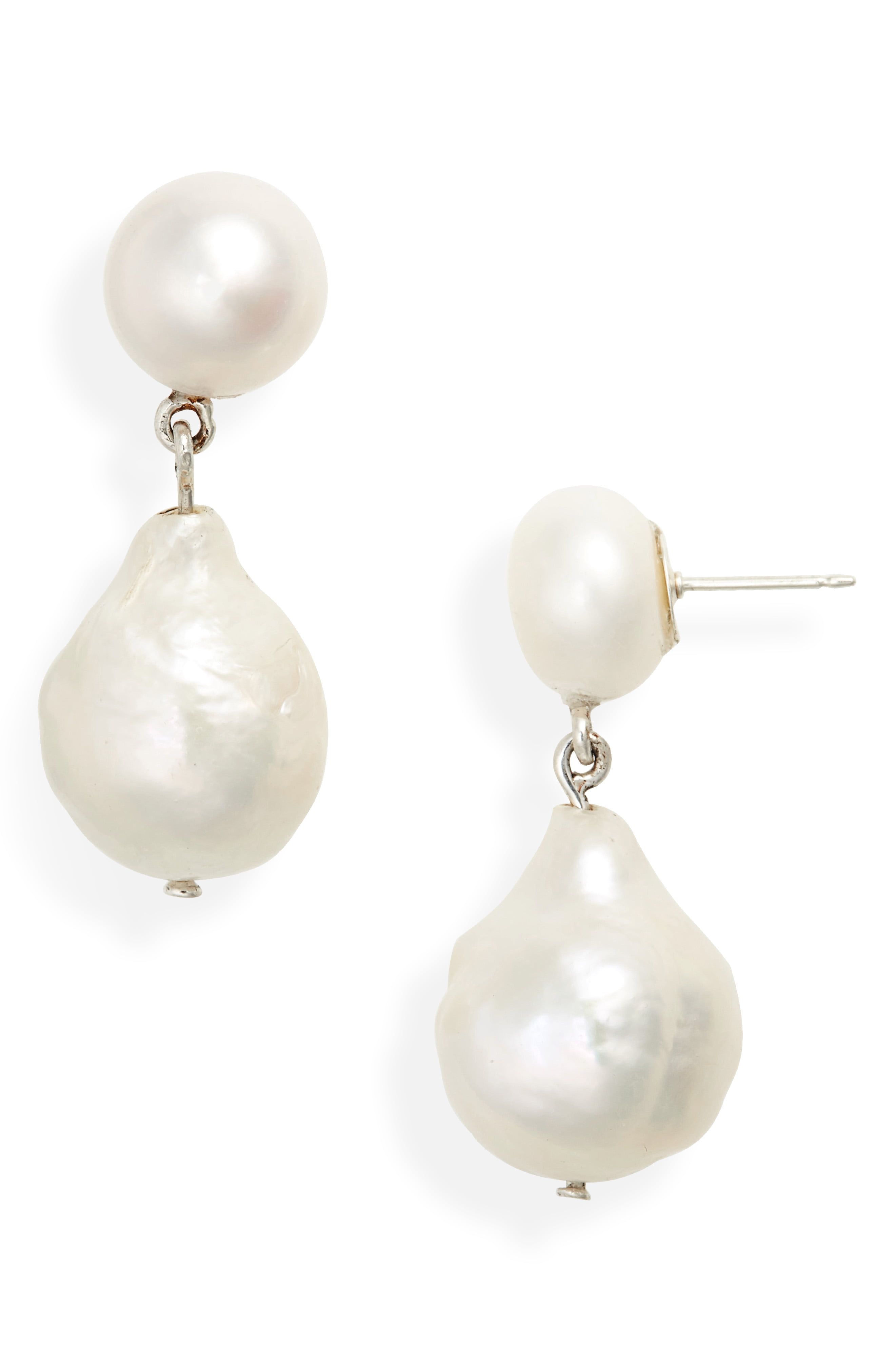 Essential Freshwater Pearl Drop Earrings