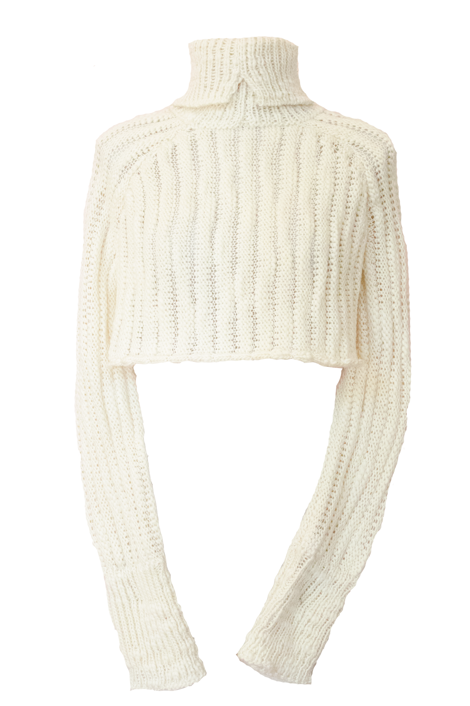 Palm Cropped Sweater