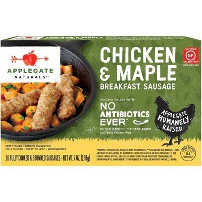 Natural Chicken & Maple Breakfast Sausage