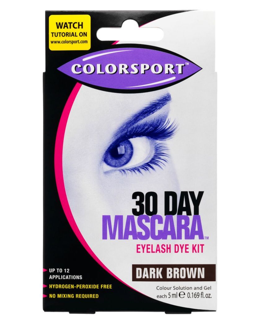 30 Day Mascara Dark Brown Eyelash And Brow Dye Kit