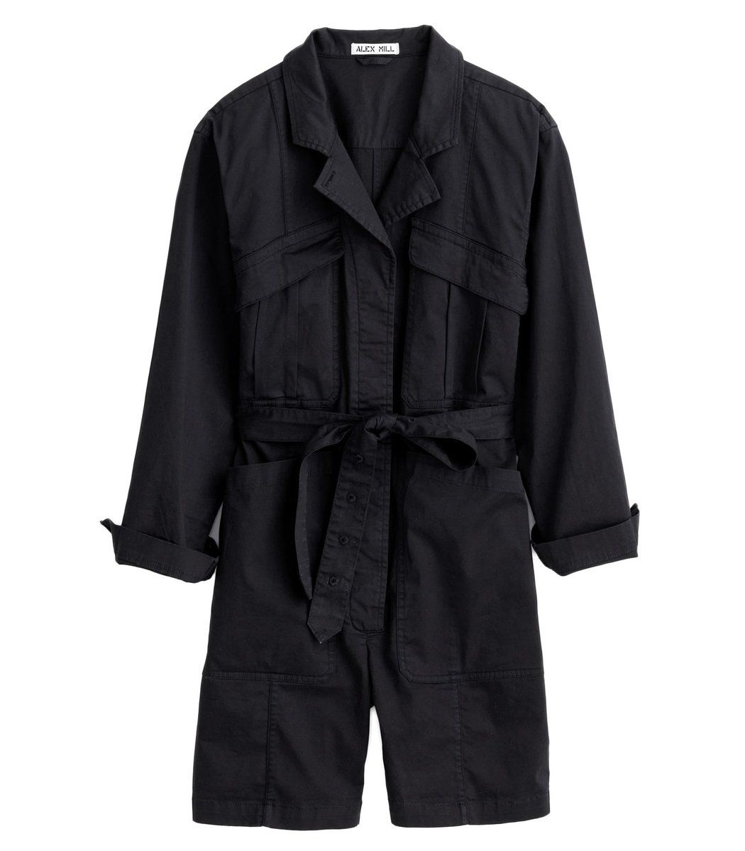 Expedition Short Jumpsuit in Black